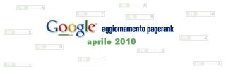 Aggiornamento PageRank aprile 2010